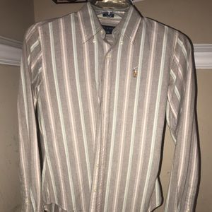 Women’s striped Ralph Lauren button down